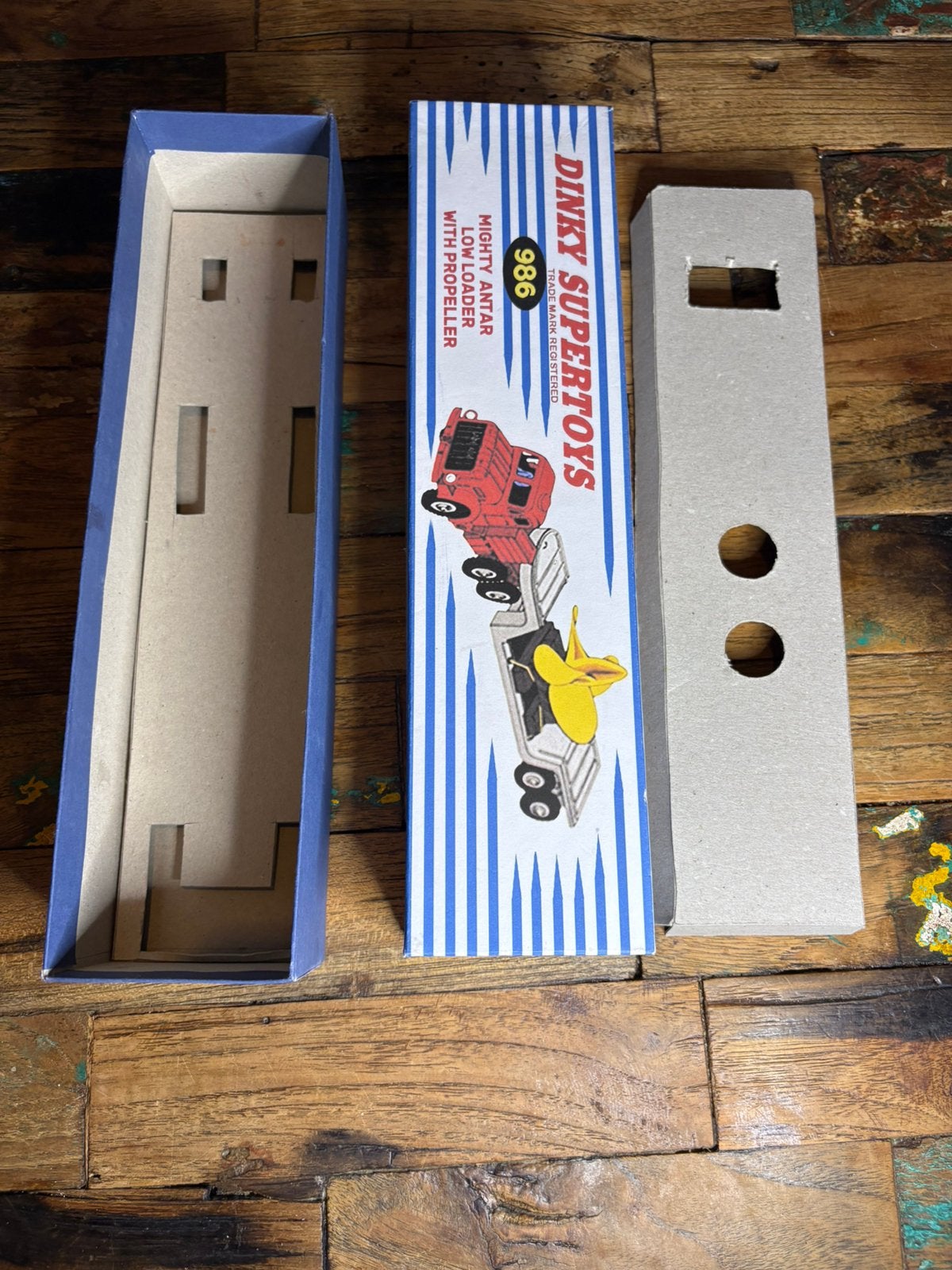 Dinky Supertoys 986 reproductiedoos + inlay Mighty Antar, Hobby en Vrije tijd, Ophalen of Verzenden, Zo goed als nieuw, Auto, Dinky Toys