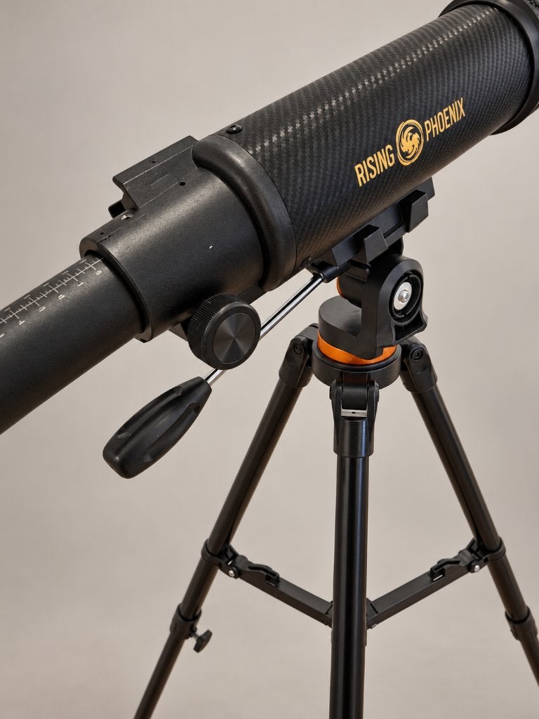 Rising Phoenix telescoop Deluxe compleet met extra lenzen, Audio, Tv en Foto, Ophalen, Lenzentelescoop (refractor), Met statief