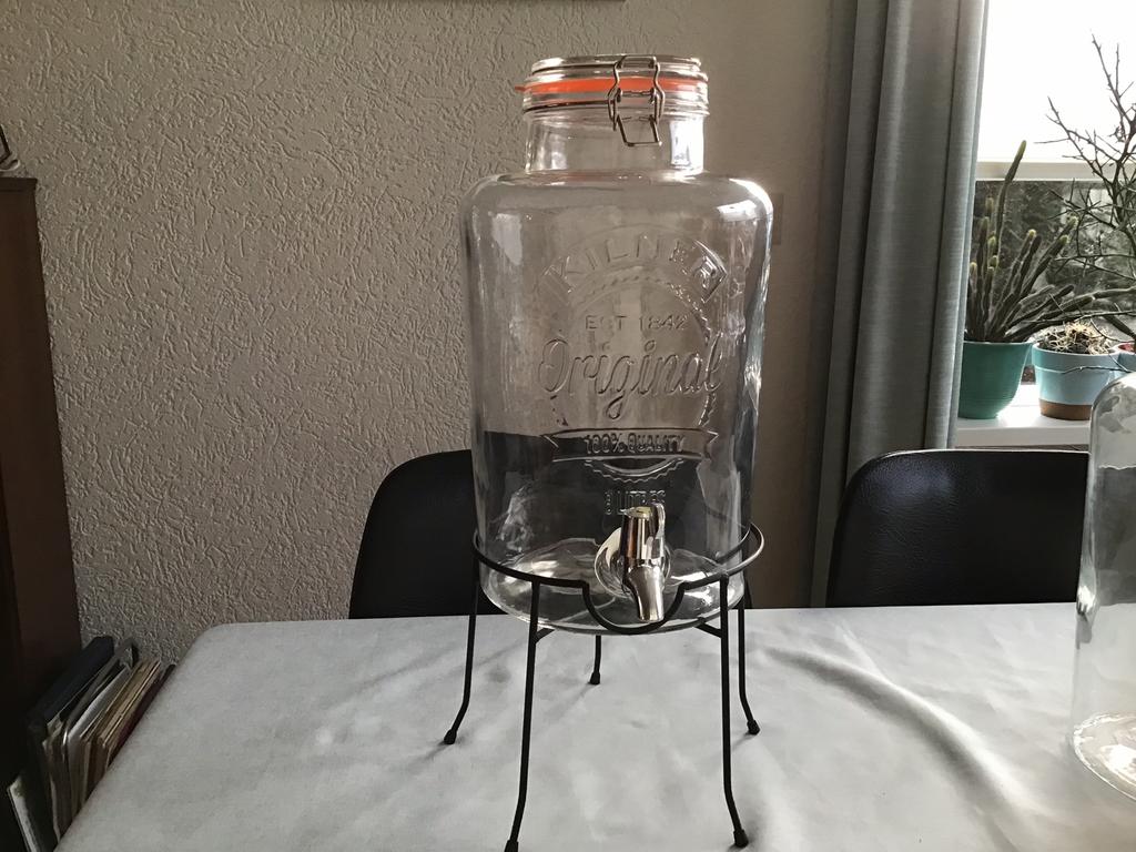 Kilner tap, dispenser. Met standaard. 8 liter. Nieuw., Ophalen, Nieuw