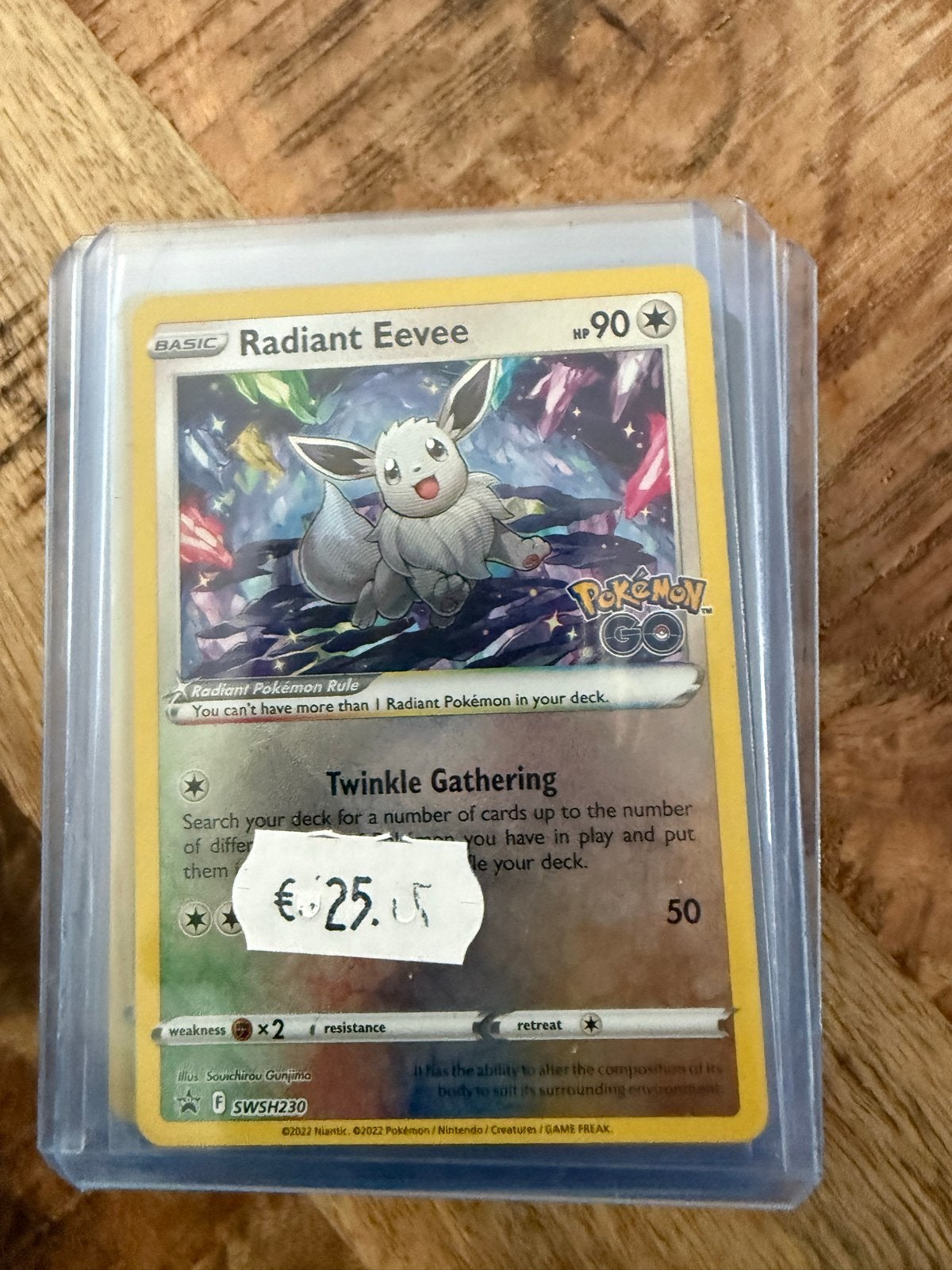 Pokémon Kaart: Radiant Eevee (SWSH230) - Zo goed als nieuw, Ophalen of Verzenden, Zo goed als nieuw, Losse kaart