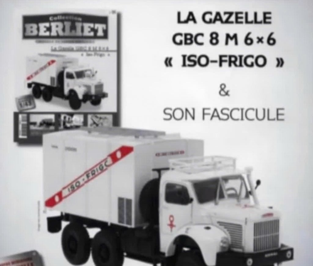 Berliet GBC 8 6x6 GAZELLE ISO-FRIGO 1/43 serie Berliet # 95, Verzenden, Nieuw, Bus of Vrachtwagen, Overige merken