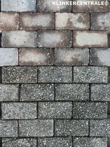 120m2 heide grijs betonklinkers 22x11x7cm straatstenen oprit, Tuin en Terras, Bij dit gebruikte product niet te achterhalen, Gebruikt