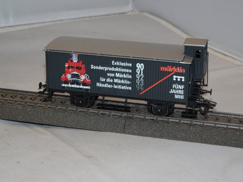 Marklin DB speciale goederenwagon 31979 "5 jaar MHI" (#AAA), Wisselstroom, Ophalen of Verzenden, Märklin, Nieuw