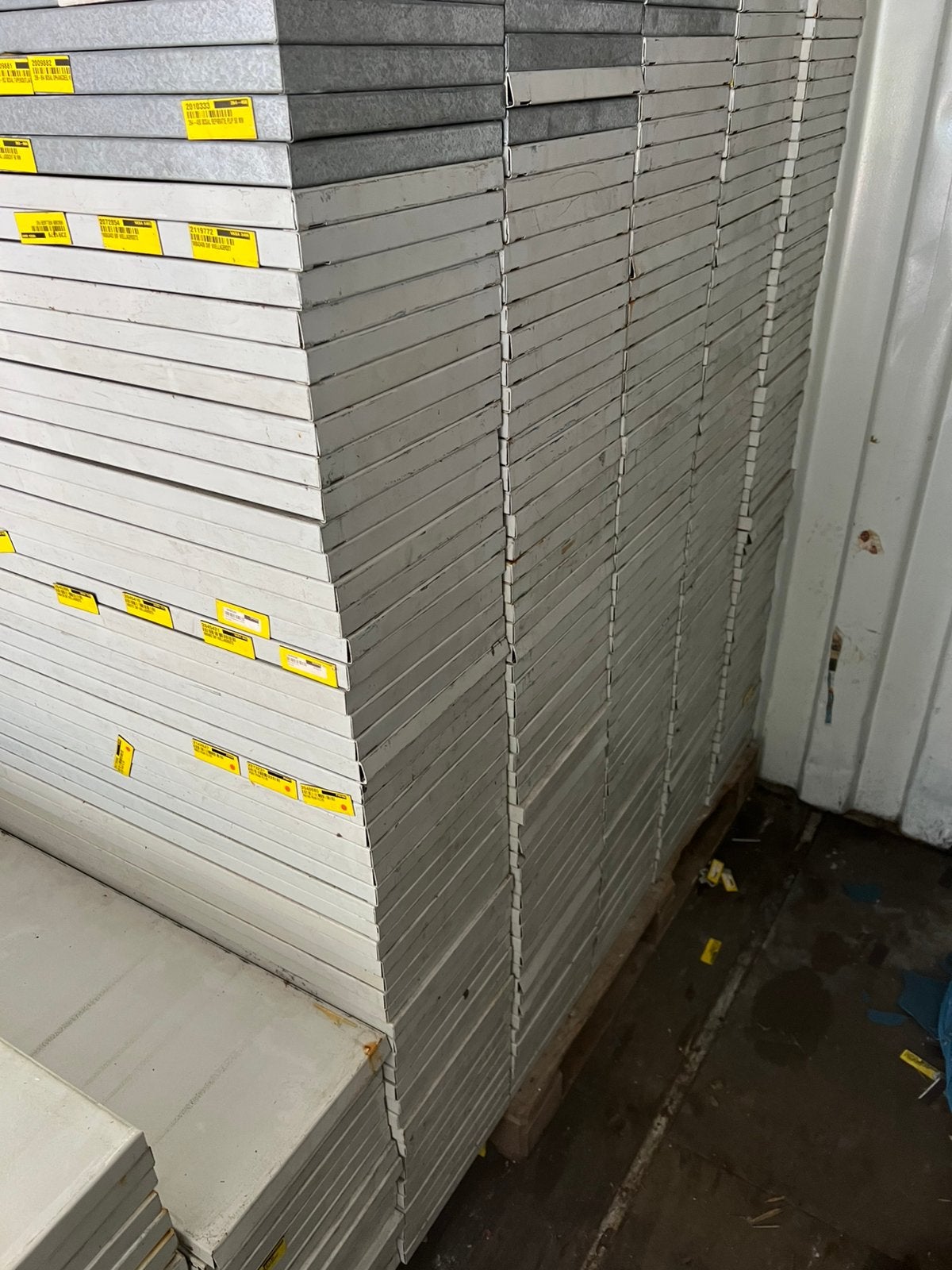 Legbord staal Bosal plank 30x120cm 200 stuks met clips, Ophalen, Gebruikt