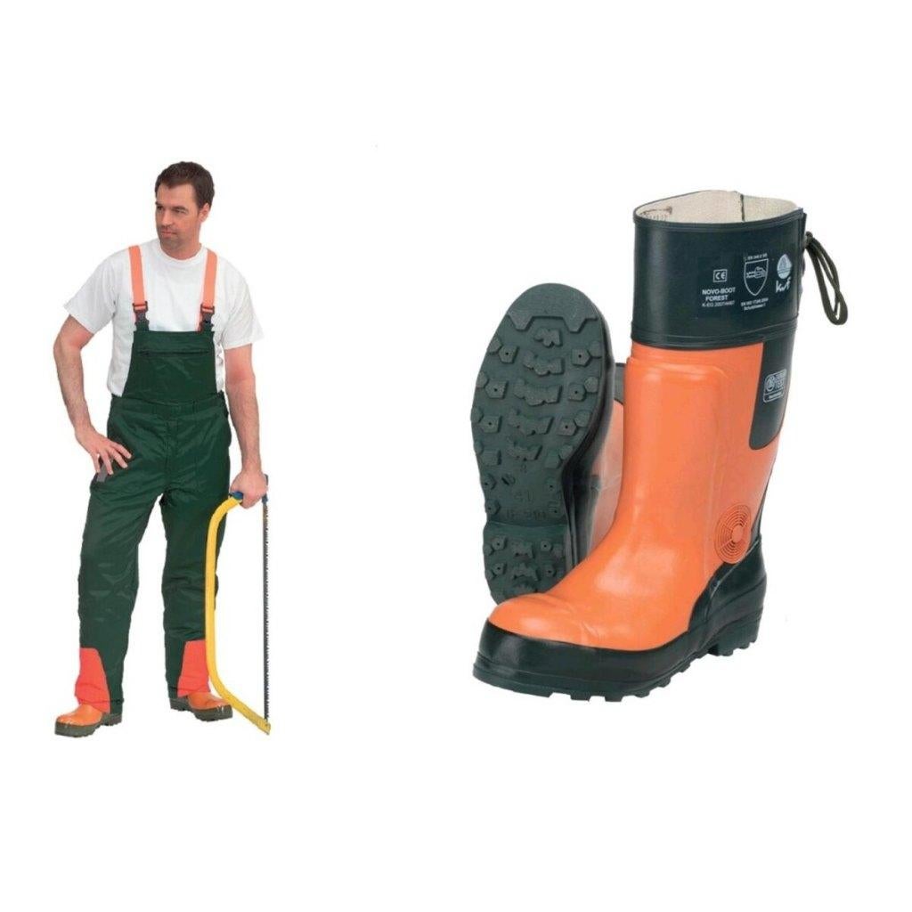 Zaagset 2-dlg, zaagbroek + laarzen GRATIS VERZENDING!, Tuin en Terras, Overige merken, Verzenden, Overall, Nieuw