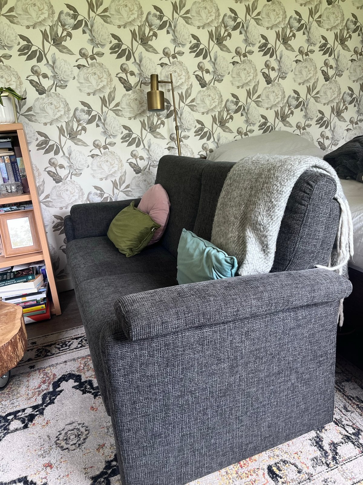 Comfortabele hoge bank - Zo goed als nieuw, Huis en Inrichting, Banken | Bankstellen, Ophalen, Minder dan 75 cm, 150 tot 200 cm
