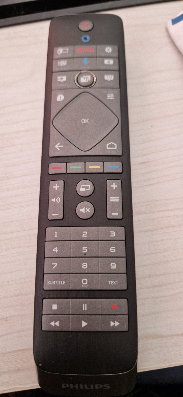 Philips Afstandsbediening + Spraakbesturing, Ophalen, Gebruikt, Origineel, Tv