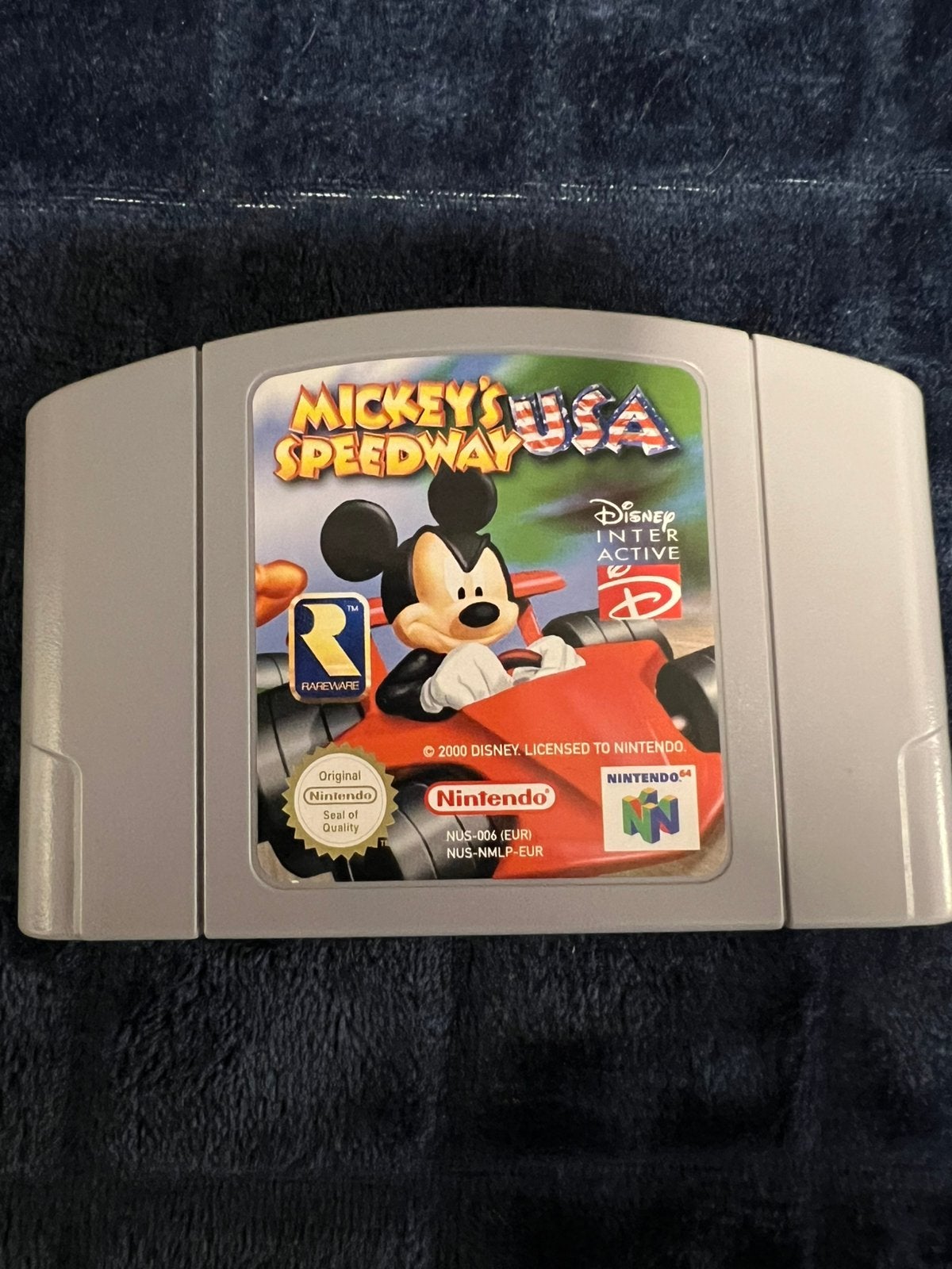 Mint Nintendo 64 - Mickey’s Speedway USA  - Los/origineel, Racen en Vliegen, Eén computer, Ophalen of Verzenden, Zo goed als nieuw