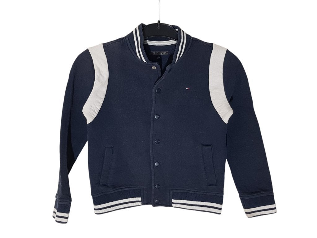 Stoer blauw-wit TOMMY HILFIGER vest/jasje maat 116., Verzenden, Trui of Vest, Jongen, Tommy Hilfiger