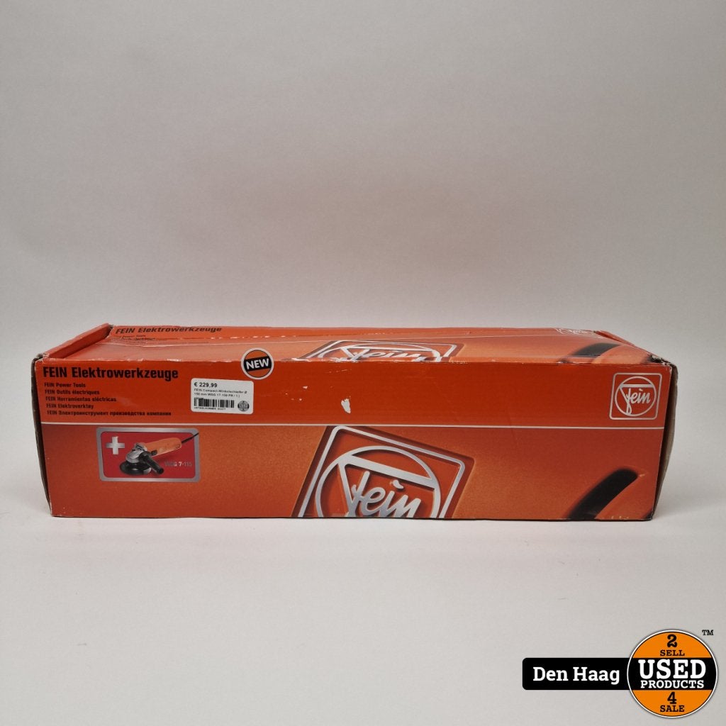 FEIN WSG 17-150 PR Compact HaakseSlijper | Nieuw, Fein, Nieuw, Support@fein.com, Fein Power Tools, WiesenstraÃŸe 23, 
73650 Winterbach
Germany