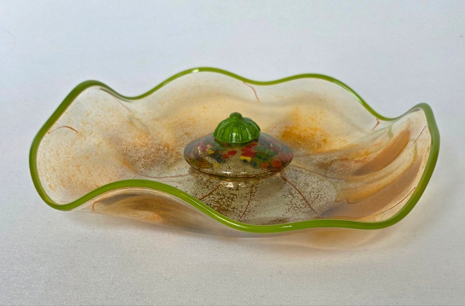 Kosta Boda Fantasia Schaal Monica Backström 1996 Ø 27cm, Ophalen of Verzenden