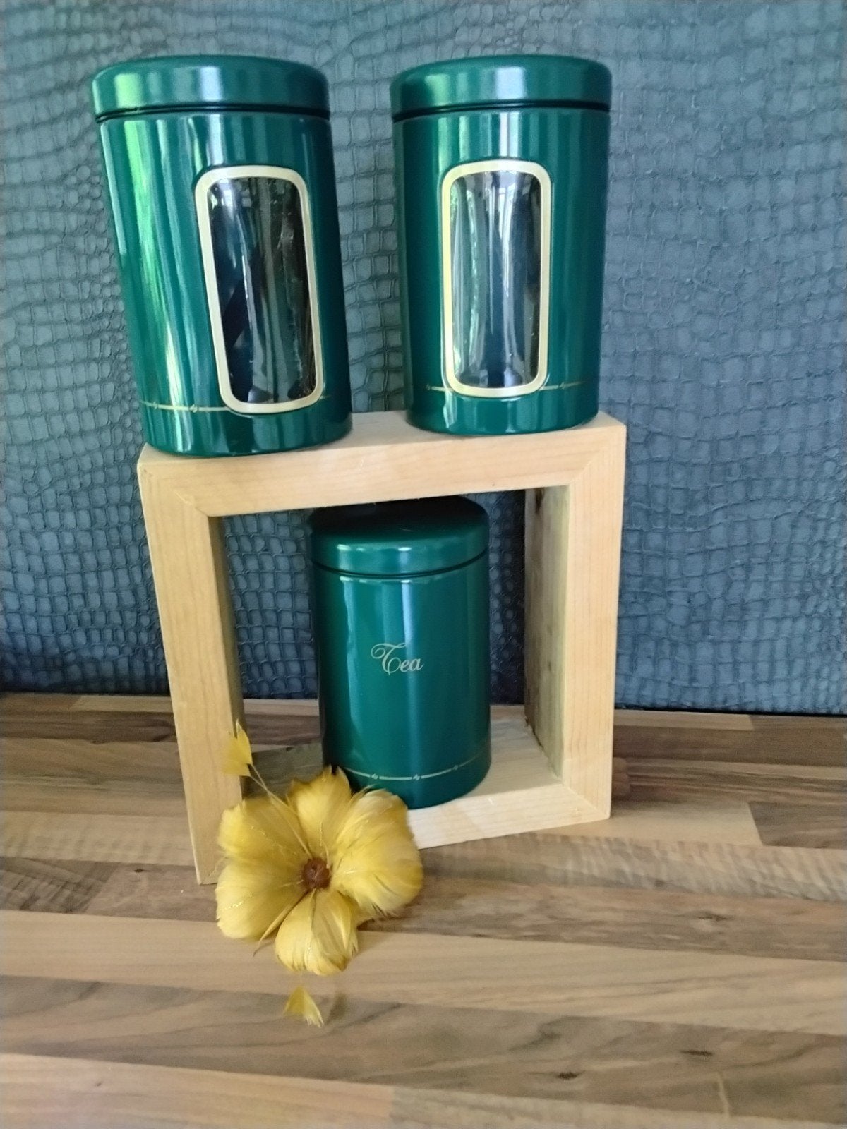 3 vintage voorraadbussen, Ophalen of Verzenden
