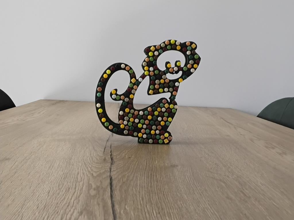 Kleurrijk Mozaïek Kat Beeldje - Unieke Decoratie, Ophalen of Verzenden