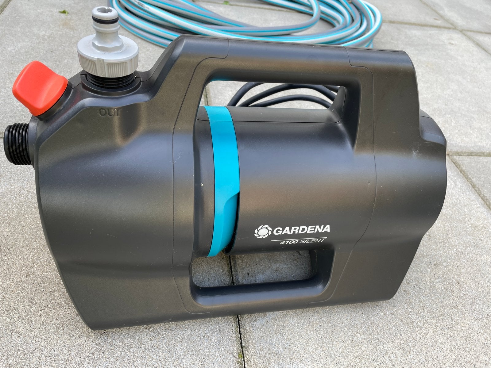 Gardena 4100 Silent besproeiingspomp + messing terugslagklep, Ophalen, Zo goed als nieuw, Handmatig, Besproeiingspomp