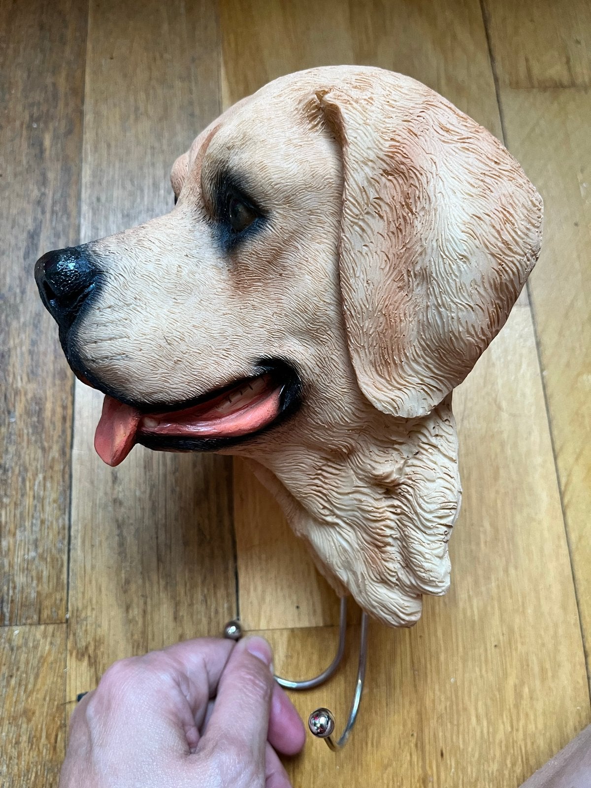 Hondenkapstokken: Golden Retriever & Duitse Dog, Wandkapstok, Overige materialen, Gebruikt, Ophalen of Verzenden