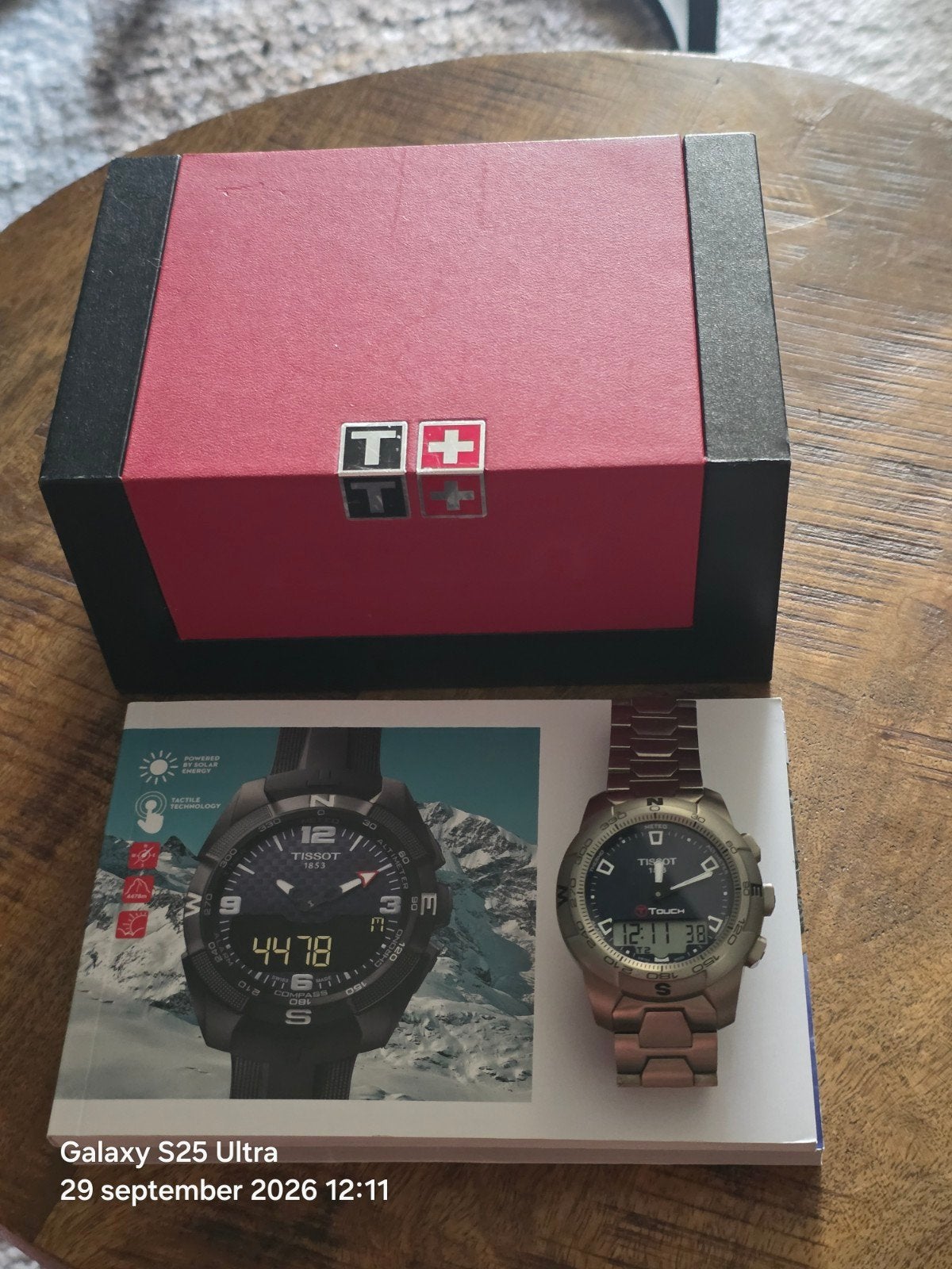 Tissot T-Touch II Titanium Herenhorloge 44mm, Sieraden, Tassen en Uiterlijk, Overige materialen, Polshorloge, Overige materialen
