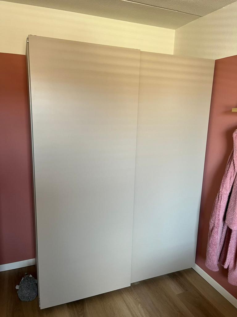 Nieuwe set schuifdeuren “Hasvik” Ikea 150x201, Ophalen, 200 cm of meer, 150 tot 200 cm, Nieuw