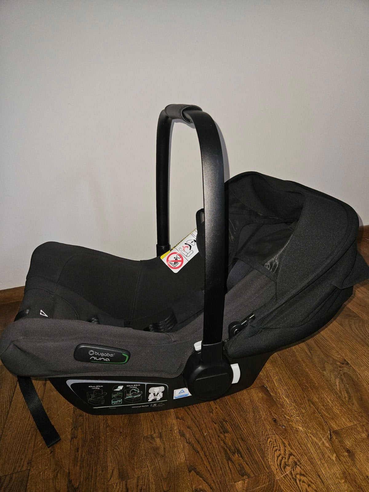 Bugaboo Turtle Air by Nuna autostoel met 360 base, Kinderen en Baby's, Zijbescherming, Zo goed als nieuw, Isofix, 0 t/m 13 kg