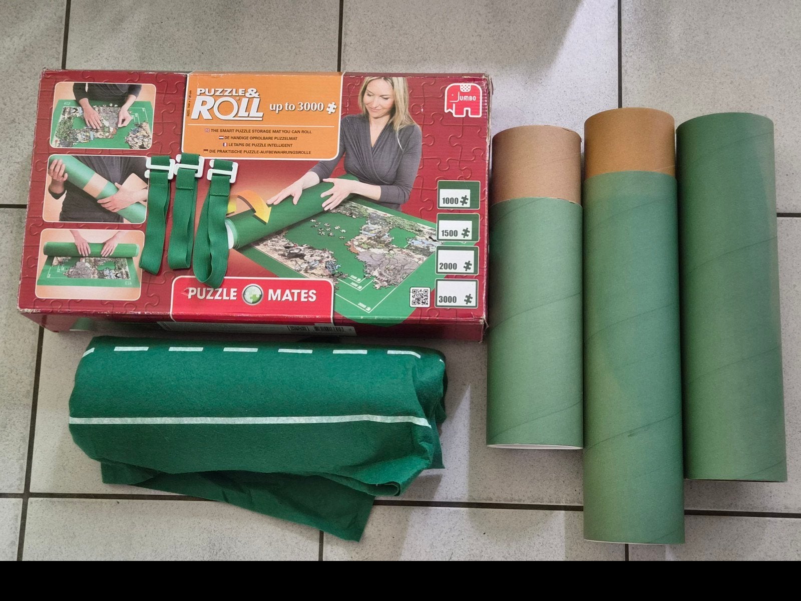Jumbo Puzzle & Roll mat tot 3000 stukjes, Ophalen of Verzenden, Gebruikt, Overige typen