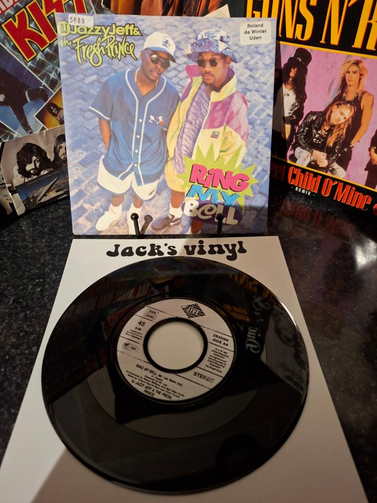 DJ Jazzy Jeff & The Fresh Prince - Ring My Bell (Single)1991, Gebruikt, 7 inch, 1980 - 1989, Ophalen of Verzenden