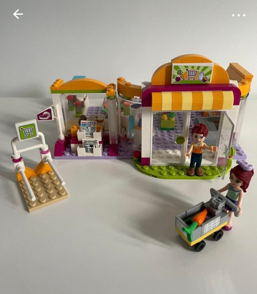 Lego Friends Supermarkt en Kapper, Kinderen en Baby's, Ophalen, Zo goed als nieuw