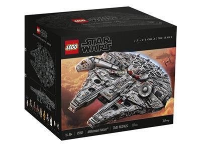 75192 LEGO Millennium Falcon NIEUW + display case, Ophalen, Star Wars, Lego, Accessoire