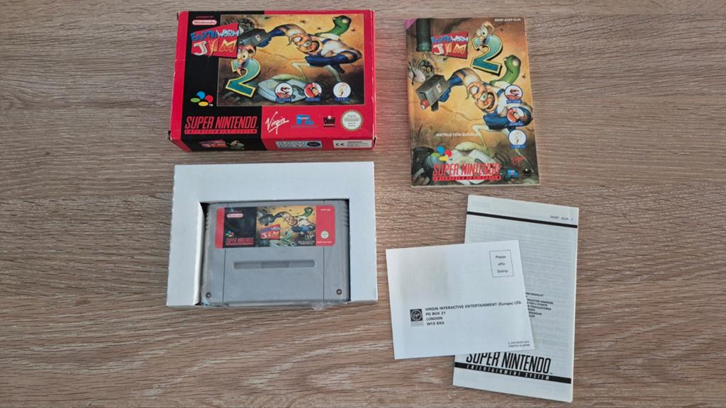 Earthworm Jim 2 - Super Nintendo (SNES) CIB, Spelcomputers en Games, Games | Nintendo Super NES, 1 speler, Ophalen of Verzenden