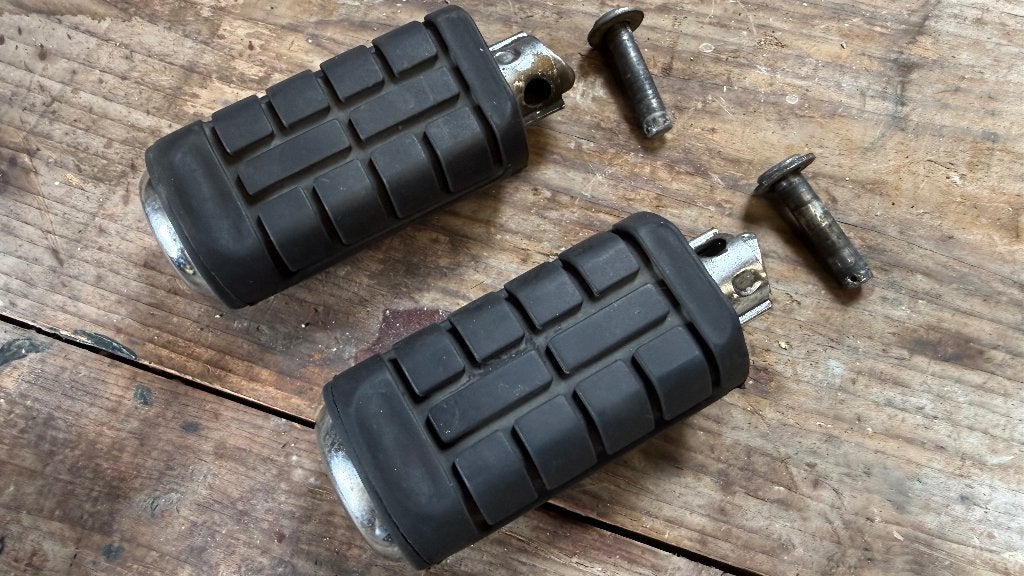2 passagierssteps honda shadow vt1100c 1989, Ophalen of Verzenden, Gebruikt