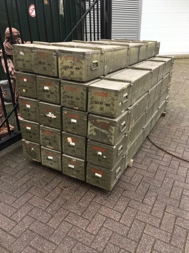 MUNITIEKISTEN, LEGERKISTEN 300CM LANG, Ophalen of Verzenden