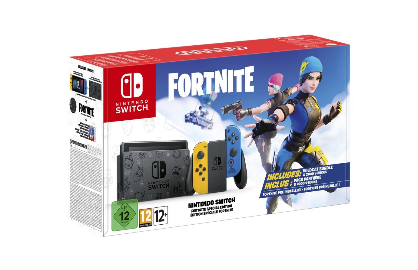 Nintendo Switch Fortnite Special Edition (Zo goed als nieuw), Met games, Met 2 controllers, Ophalen of Verzenden, Zo goed als nieuw