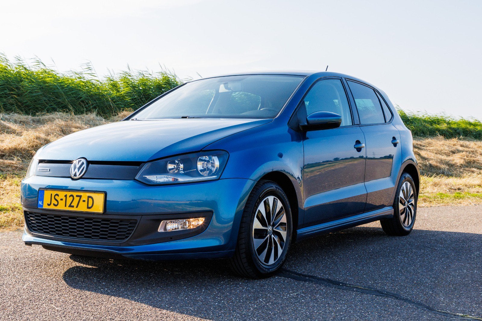Volkswagen Polo 1.0 TSI 70KW 3D Bluemotion 2016 Blauw, Auto's, Volkswagen, Voorwielaandrijving, 40 €/maand, 1011 kg, 95 pk