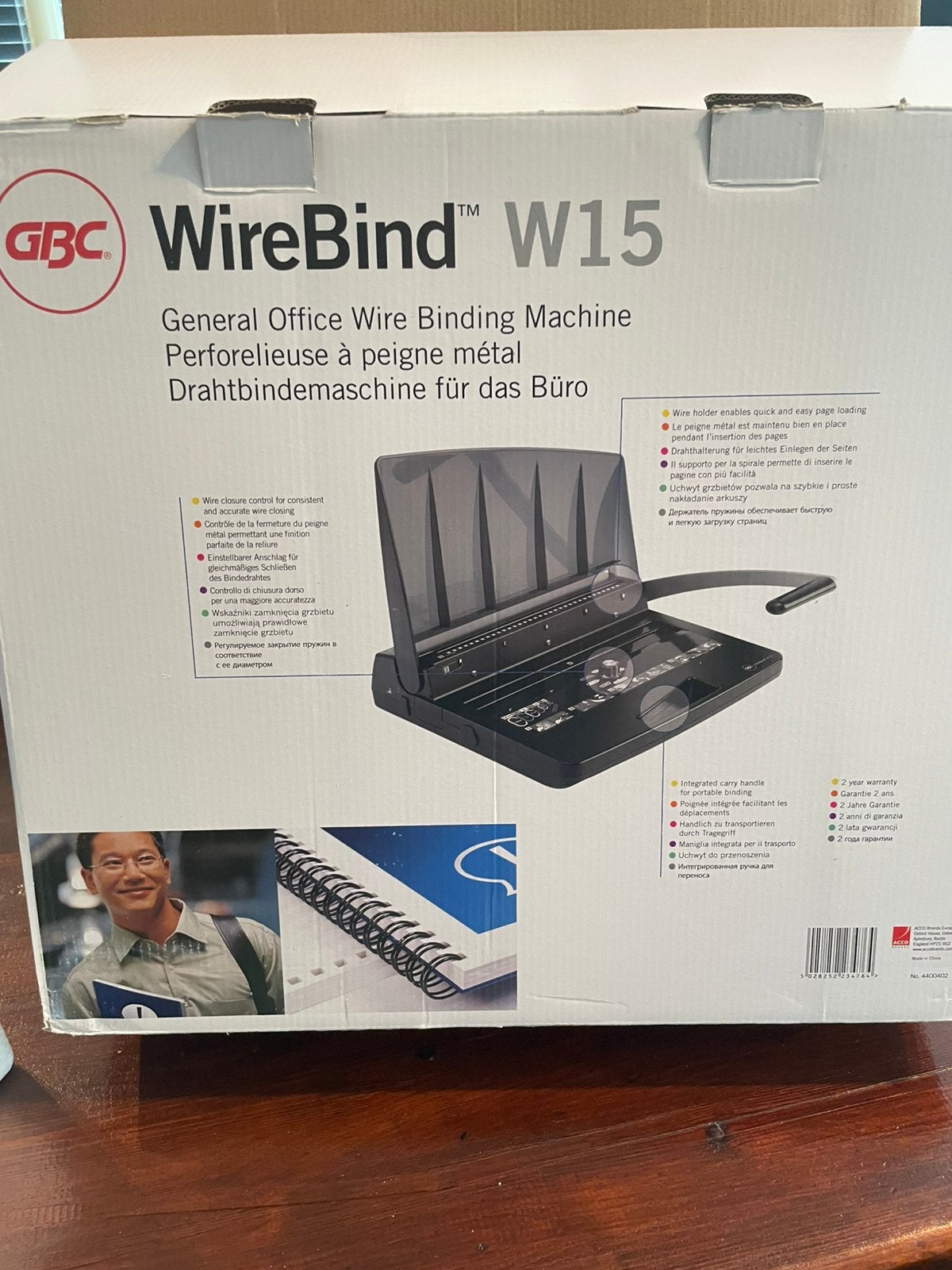GBC WireBind W15 inbindmachine, Diversen, Ophalen of Verzenden, Zo goed als nieuw