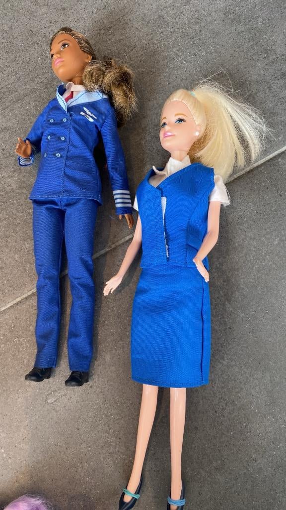 Piloot & stewardess barbie pop, Ophalen, Barbie