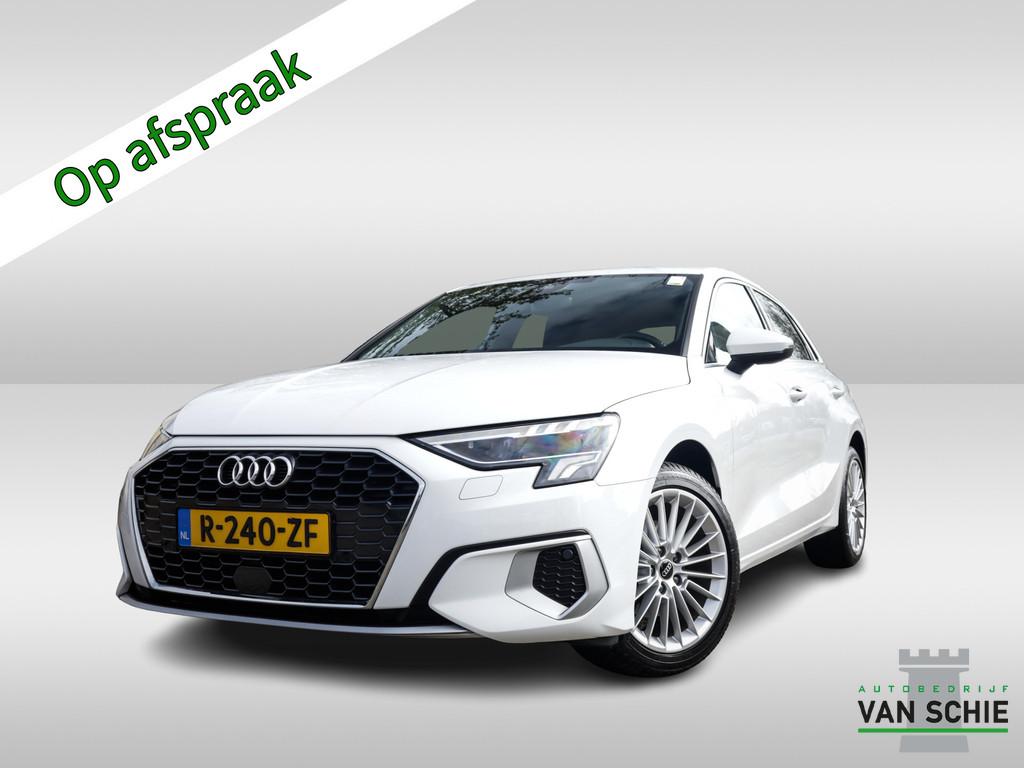 Audi A3 Sportback 30 TFSI Advanced edition 1e-Eig. & Dealer-, Auto's, 12 maanden, Stof, Gebruikt, Wit