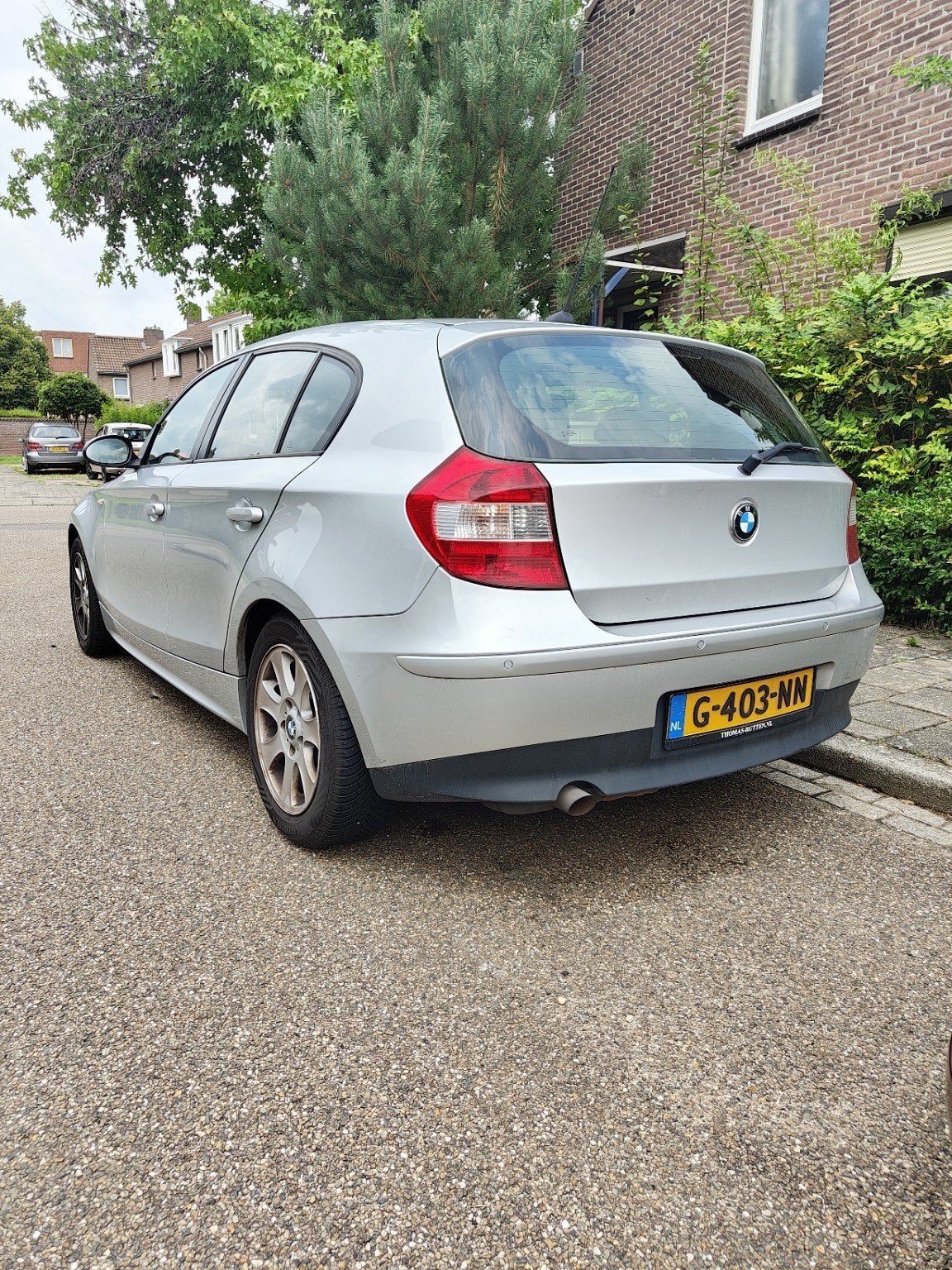 BMW 1-Serie 1.6 I 116 2004 Grijs, Auto's, 1596 cc, Achterwielaandrijving, 4 cilinders, 635 kg