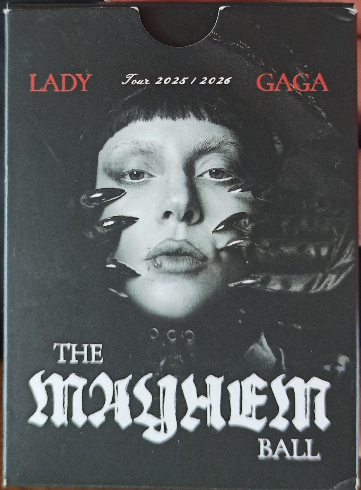 Lady Gaga The Mayhem Ball Speelkaarten Tour 2025/2026, Ophalen of Verzenden, Nieuw, Speelkaart(en)