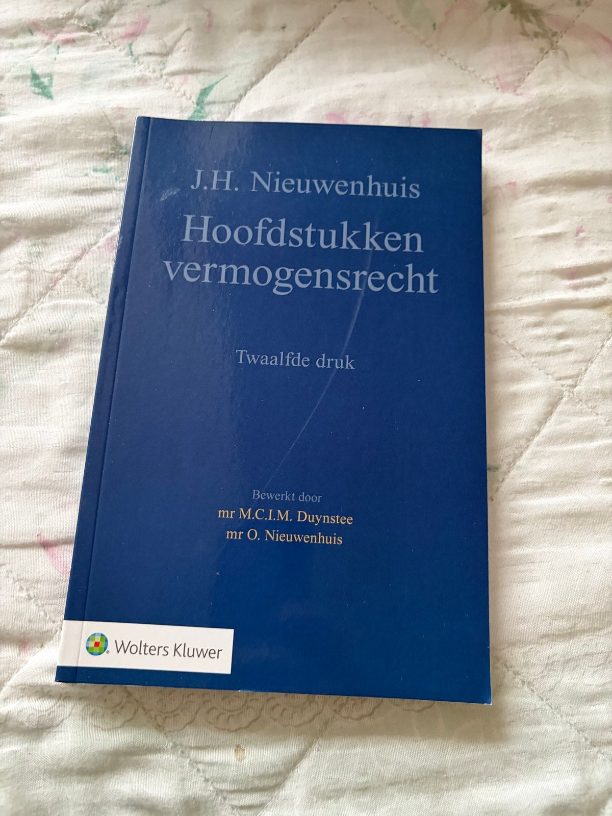 Hoofdstukken vermogensrecht - J.H. Nieuwenhuis, Ophalen of Verzenden, Gamma, Zo goed als nieuw, HBO