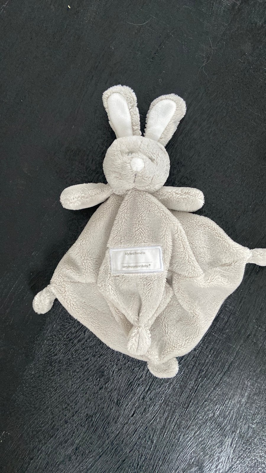 Vib grijze konijn knuffel doek, Ophalen of Verzenden, Konijn