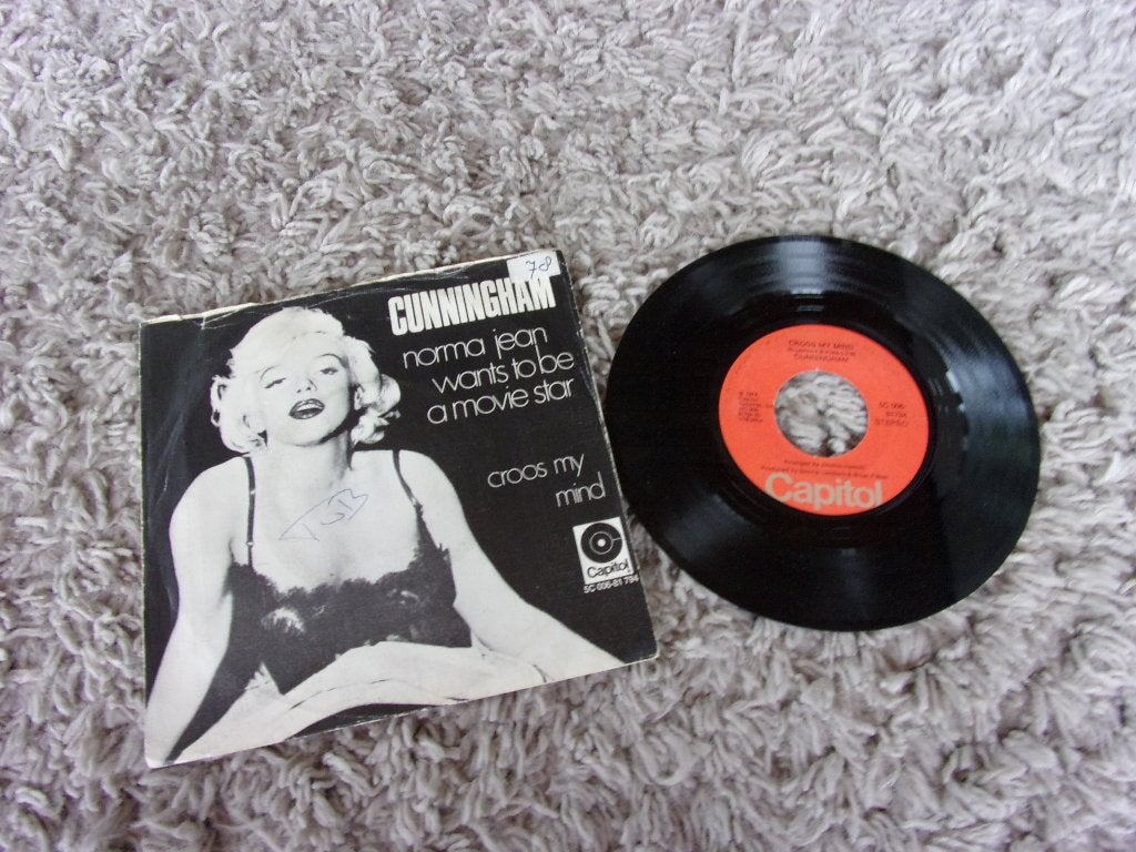 MARILYN MONROE VINYL SINGLE/NORMA JEAN WANTS TO BE MOVIE STA, Ophalen, Gebruikt, Cd of Plaat