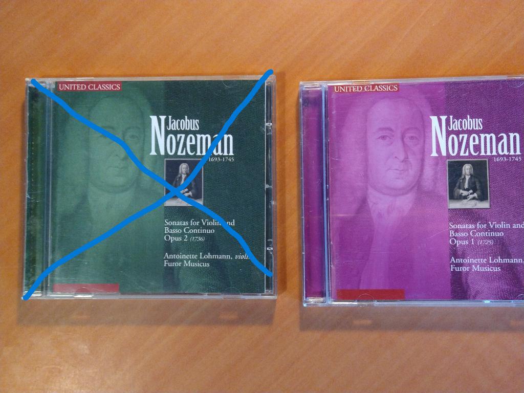 1 CD Jacobus Nozeman. Sonatas for Violin and Basso, Ophalen of Verzenden, Barok, Zo goed als nieuw, Kamermuziek