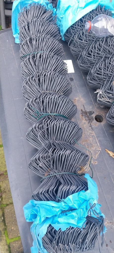 Hekwerk harmonica gaas 15 x 1 m  25 euro per rol, Ophalen, Nieuw, IJzer, Gaashekwerk