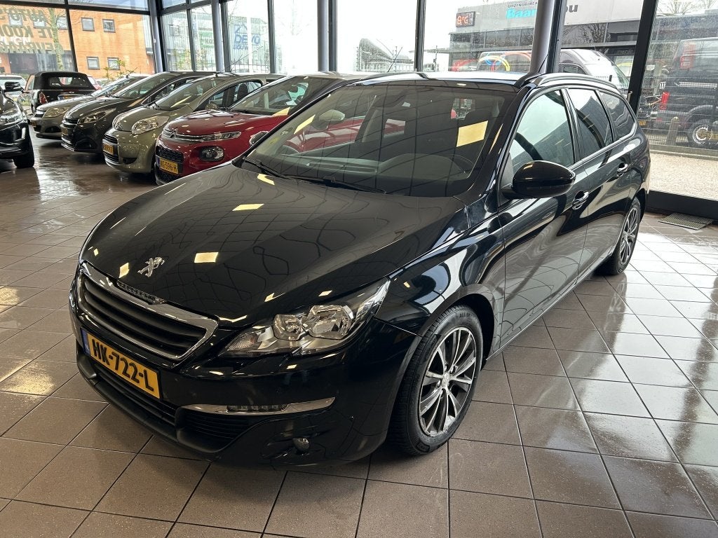 Peugeot 308 SW 1.6 BlueHDI BL Ex.P. Achteruit rij Cam BJ 201, Voorwielaandrijving, Dealer onderhouden, Gebruikt, 4 cilinders