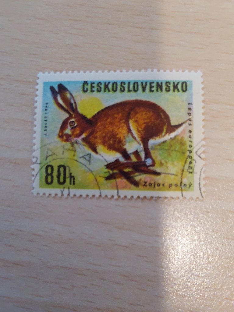 Tsjechie haas, Verzenden, Overige landen, Gestempeld