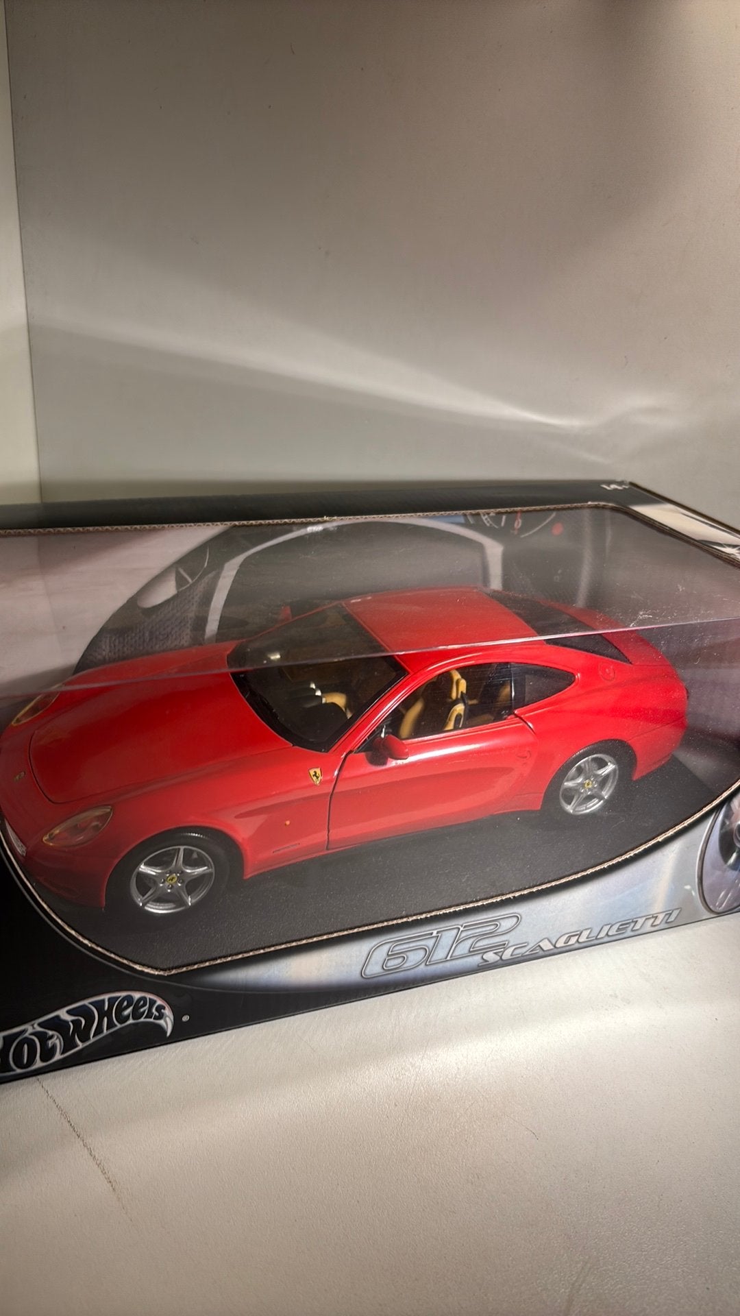 Ferrari 612 Scaglietti hot wheels 1.18, Ophalen of Verzenden, Hot Wheels, A, A