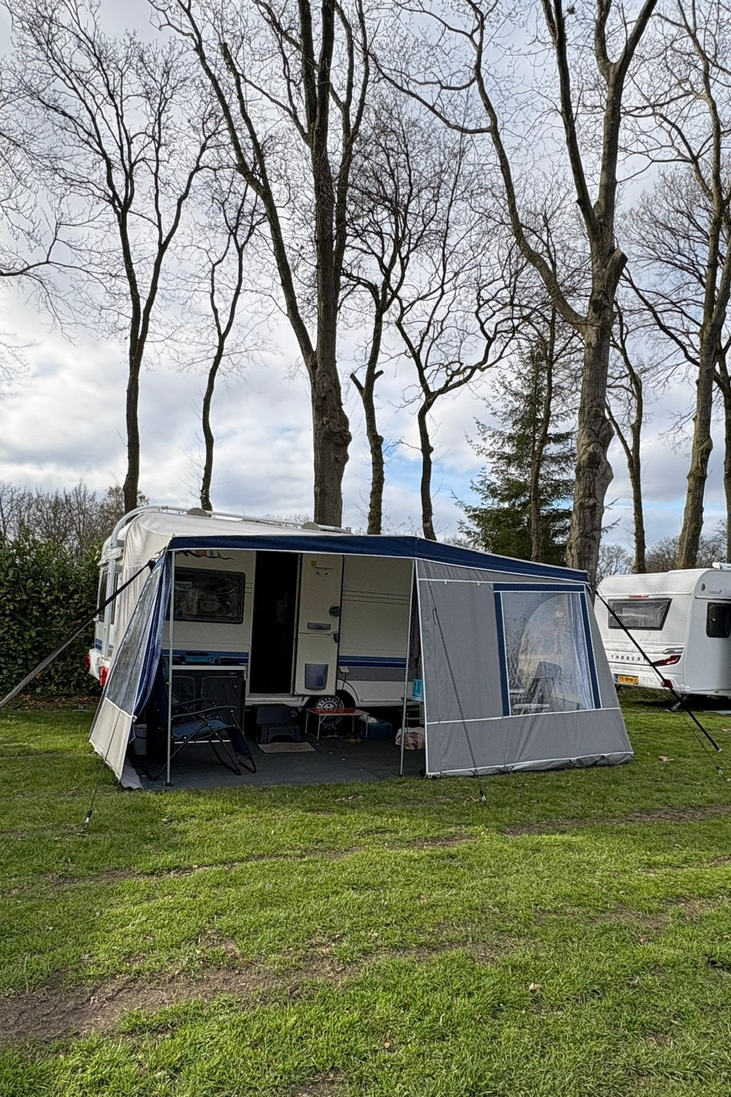 voortent omloopmaat 10 (900 cm), Caravans en Kamperen, Ophalen, Gebruikt, Tot en met 4