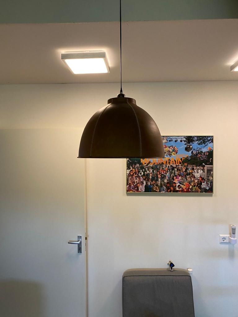 Lamp (leder), Ophalen, Zo goed als nieuw, Overige materialen, Minder dan 50 cm