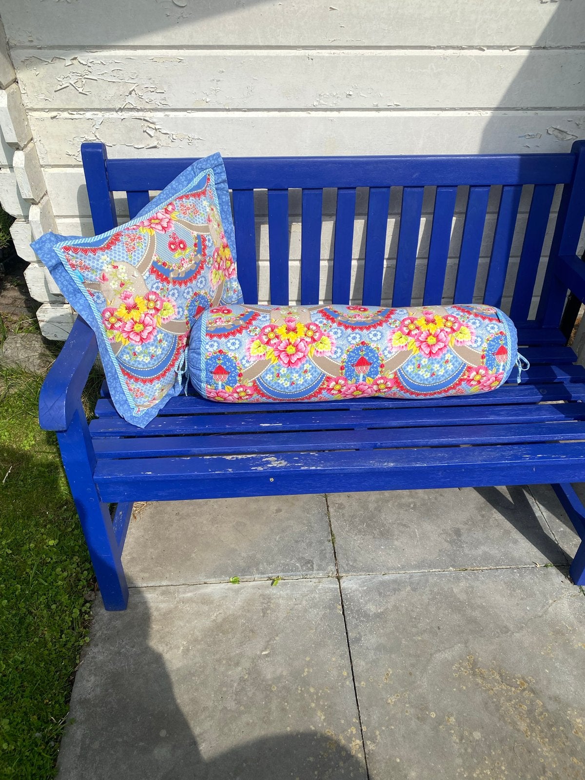 Pip Studio Kussens - Decoratieve Kussenset, Ophalen of Verzenden, Zo goed als nieuw, Blauw, Rechthoekig