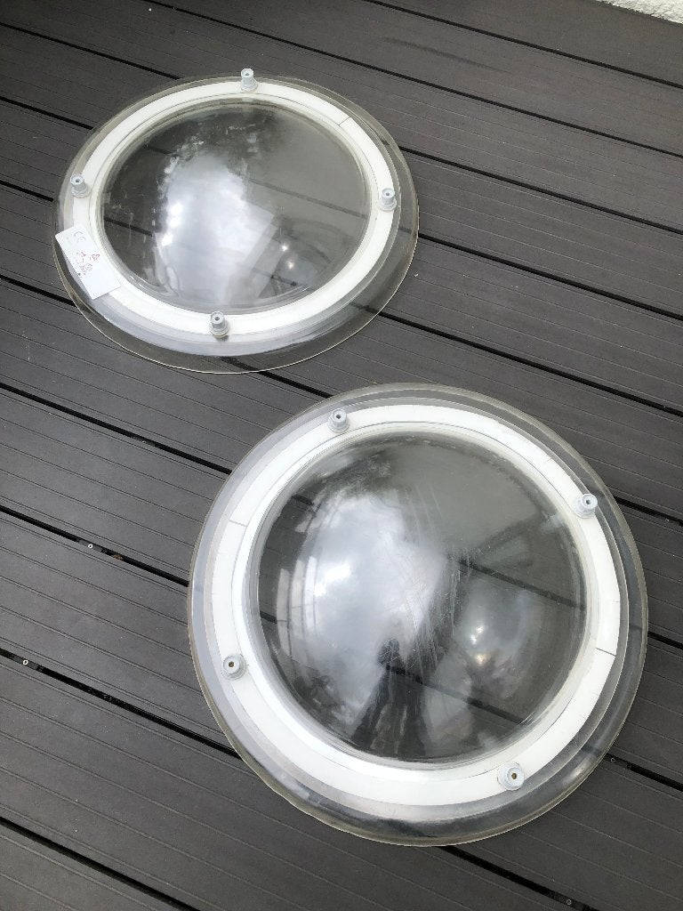 lichtkoepels rond dubbelwandig, Ophalen, Gebruikt, Minder dan 80 cm, Minder dan 80 cm
