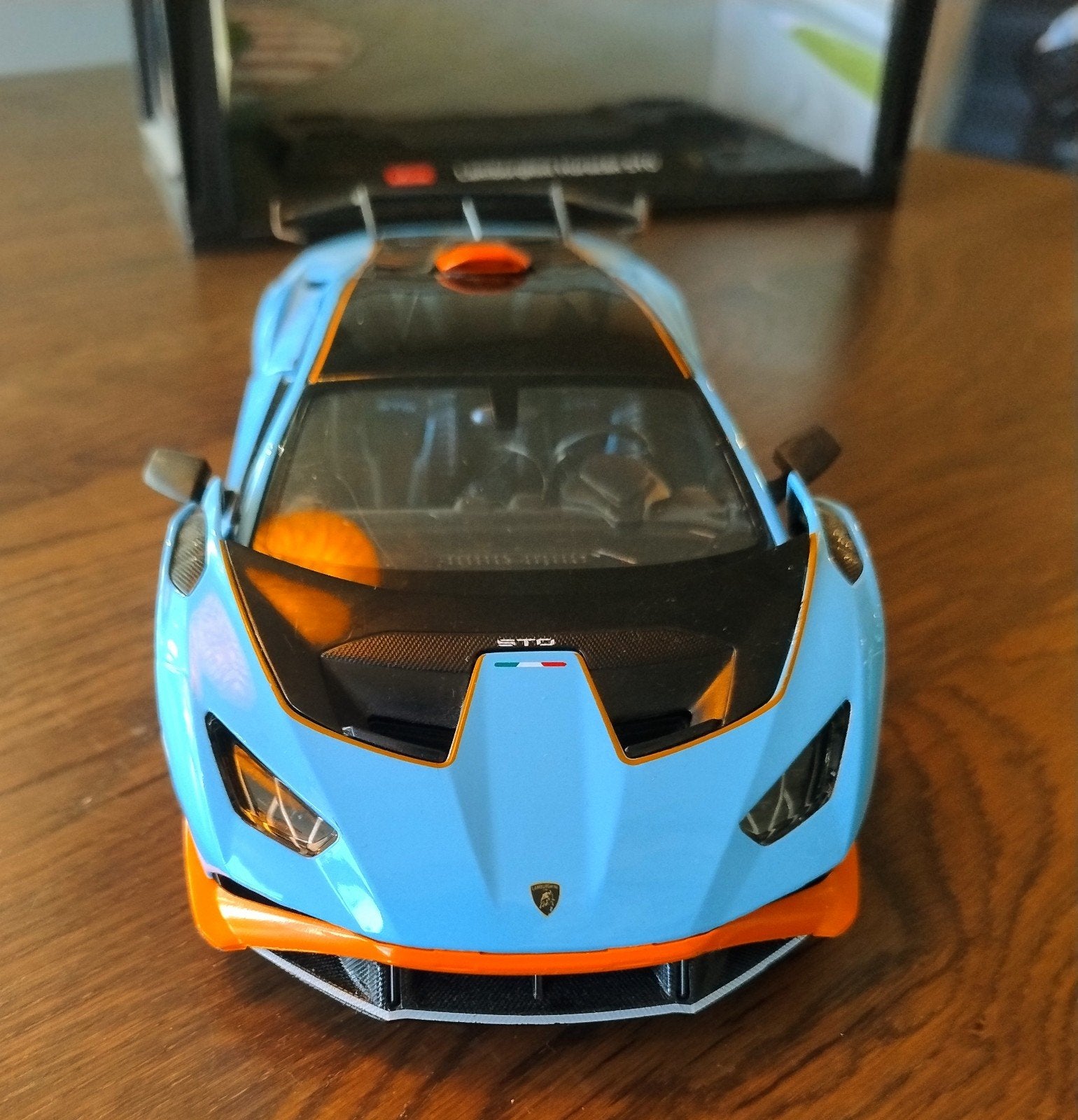 Lamborghini Huracán STO modelauto - Zo goed als nieuw, Ophalen, Zo goed als nieuw, Auto, Overige merken