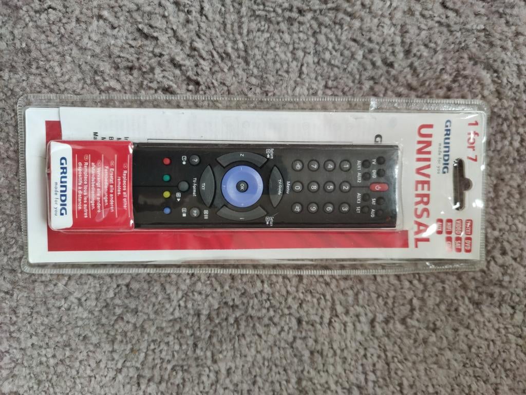 Grundig universele afstandsbediening 7-in-1, Ophalen of Verzenden